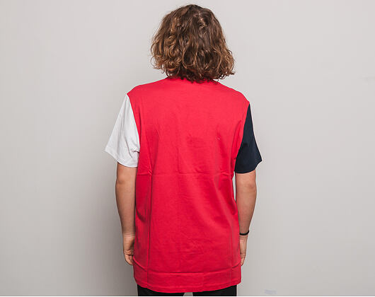 Triko Champion Crewneck T-Shirt Logo Print Red