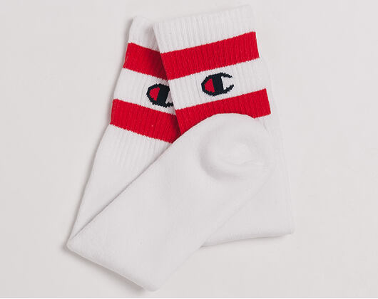 Ponožky Champion Tube Socks Crew White/Red