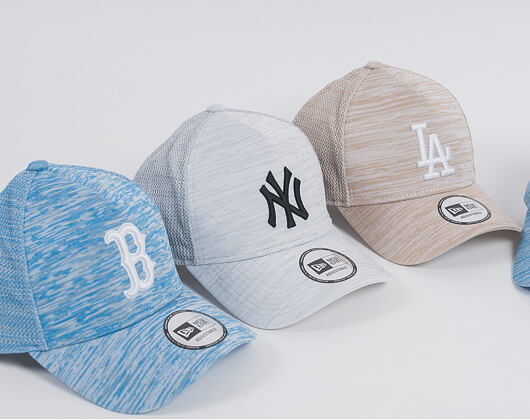 Kšiltovka New Era Engineered Fit Boston Red Sox 9FORTY A-FRAME Sky Blue / Optic White