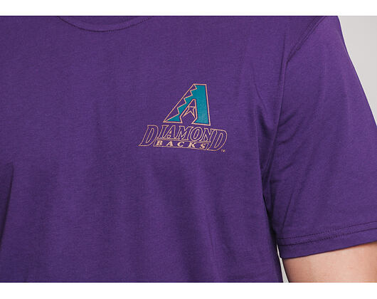 Triko New Era Coast 2 Coast Chest Tee Arizona Diamondbacks Purple
