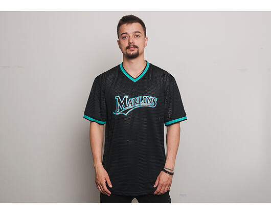 Triko New Era Coast 2 Coast Mesh BB Tee Florida Marlins Black