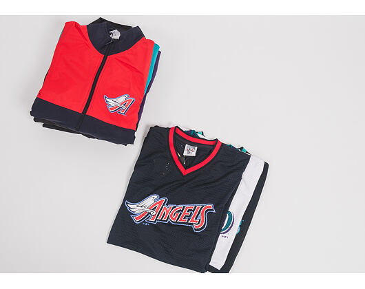 Triko New Era Coast 2 Coast Mesh BB Tee Anaheim Angels Navy