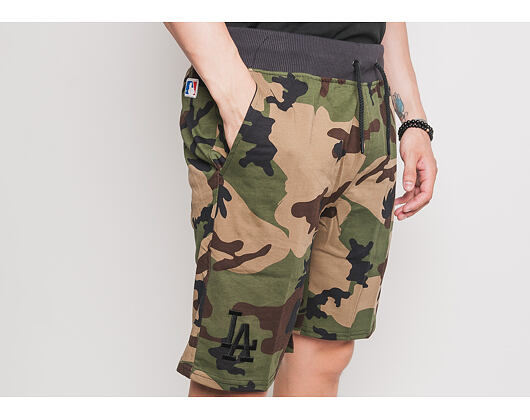 Kraťasy New Era Team Apparel Ft Short Los Angeles Dodgers Woodland Camo