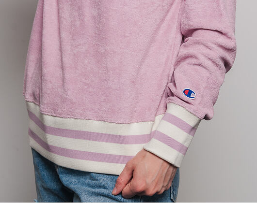 Dámská Mikina Champion Frote Classic Logo Embroidered Mauve