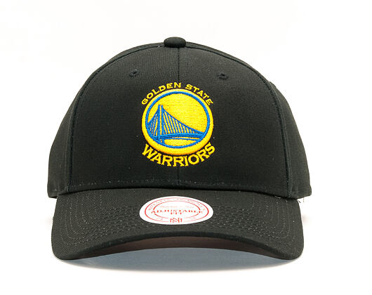 Kšiltovka Mitchell & Ness Team Logo Low Pro Golden State Warriors Black Snapback