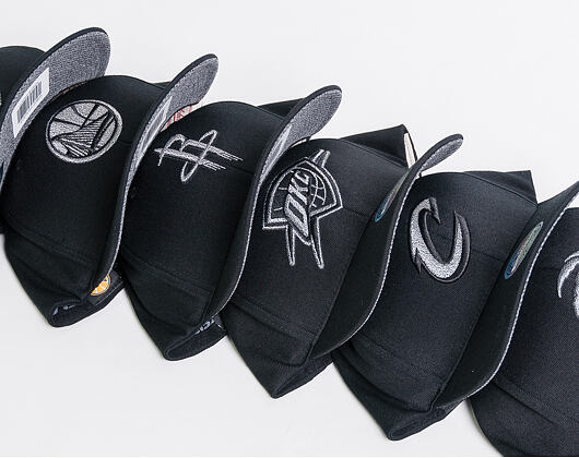 Kšiltovka Mitchell & Ness Melange Logo Houston Rockets Black Snapback