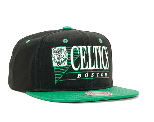 Kšiltovka Mitchell & Ness Horizon Boston Celtics Black/Green Snapback