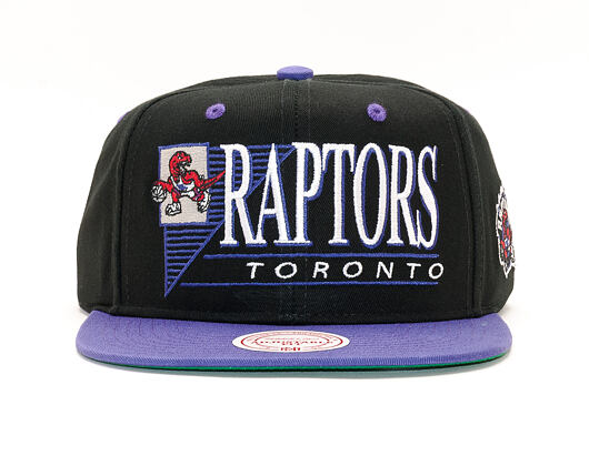 Kšiltovka Mitchell & Ness Horizon Toronto Raptors Black/Purple Snapback