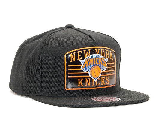 Kšiltovka Mitchell & Ness Weald Patch New York Knicks Black Snapback