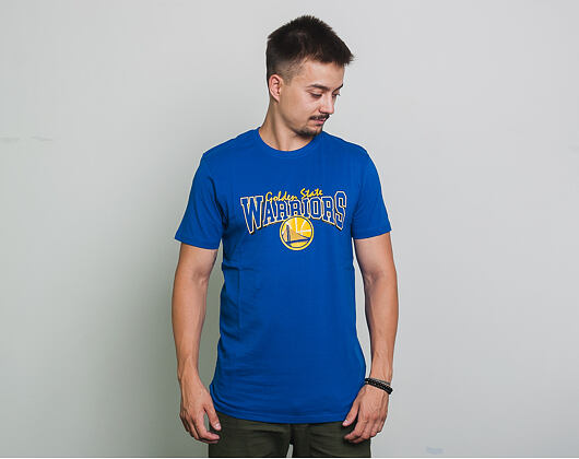 Triko New Era NBA Team Apparel Tee Golden State Warriors Majestic Blue