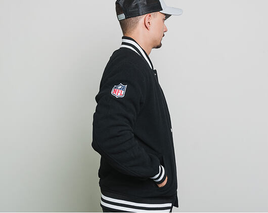 Bunda New Era Team Apparel Varsity Jacket Oakland Raiders Black