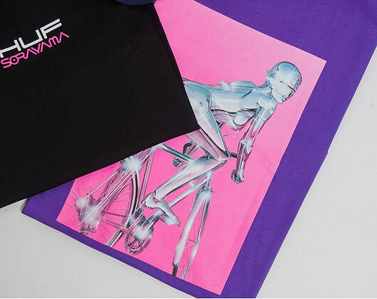 Triko HUF X Sorayama Ride Black