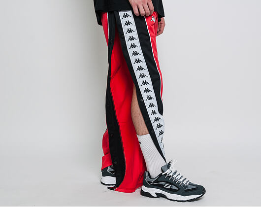 Tepláky Kappa Banda Big Bay Red/Black/White