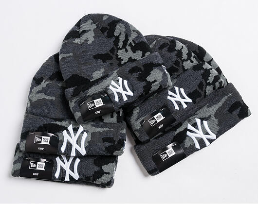 Kulich New Era Essential Camo Knit New York Yankees Marine Navy Camo/White