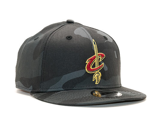 Kšiltovka New Era 9FIFTY Camo Cleveland Cavaliers Marine Navy Camo Snapback
