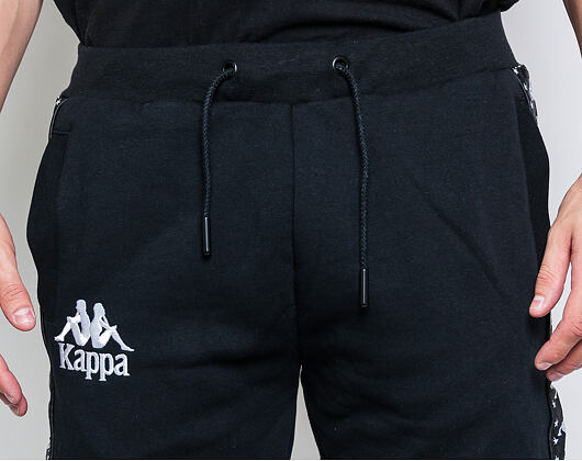 Tepláky Kappa Authentic Amsag Black/White