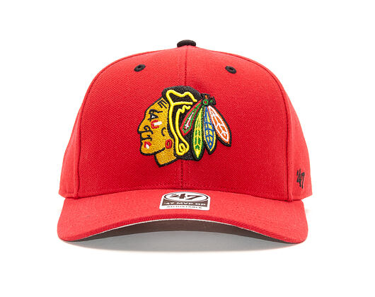 Kšiltovka 47 Brand Chicago Blackhawks Audible MVP DP Red Strapback