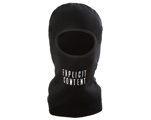 Kukla Sprayground Explicit Content Ski Mask Black