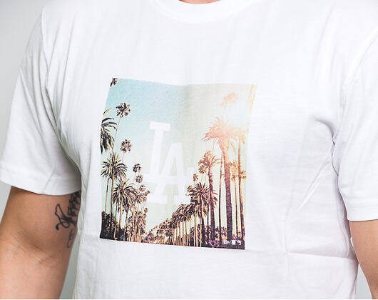 Triko New Era Los Angeles Dodgers MLB City Print White
