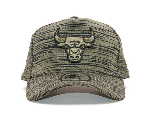 Kšiltovka New Era 9FORTY A-Frame Chicago Bulls Engineered Fit New Olive/Black Snapback