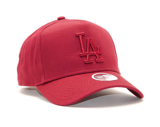 Dámská Kšiltovka New Era 9FORTY A-Frame Los Angeles Dodgers League Essential Cardinal Snapback