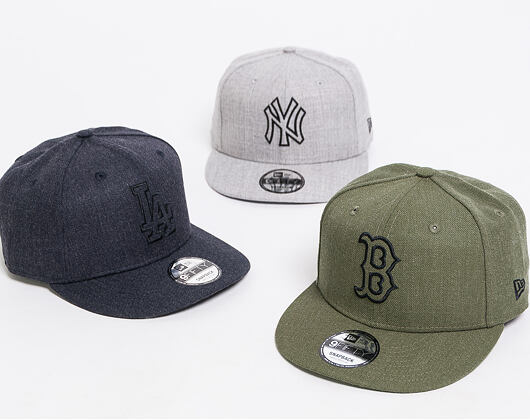 Kšiltovka New Era 9FIFTY New York Yankees Heather Essential Heather Grey/Black Snapback