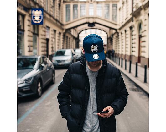 Kšiltovka New Era 9FORTY A-Frame USA Denim Navy Snapback