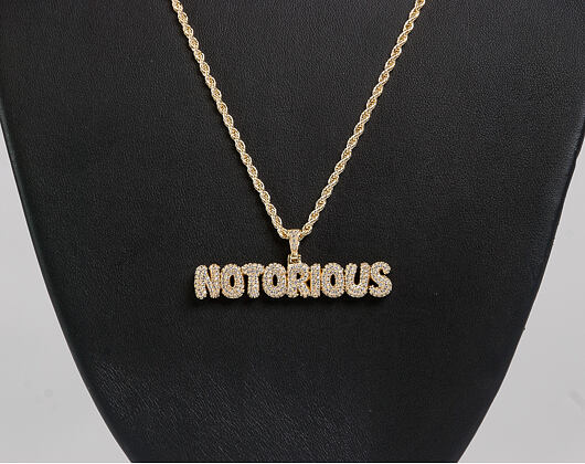 Pozlacený Řetízek King Ice Notorious B.I.G. "Notorious" Necklace