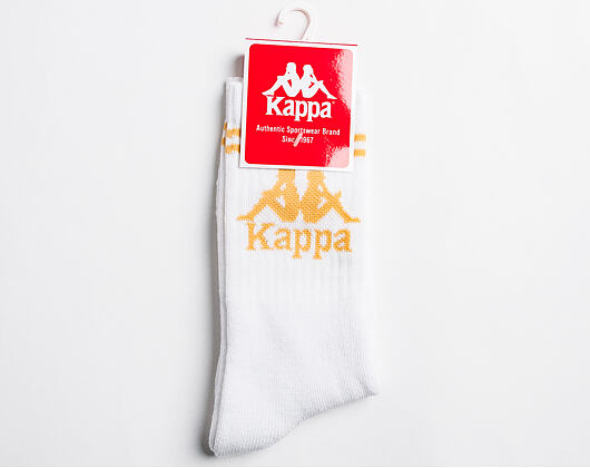 Ponožky Kappa Authentic Aster White/Gold