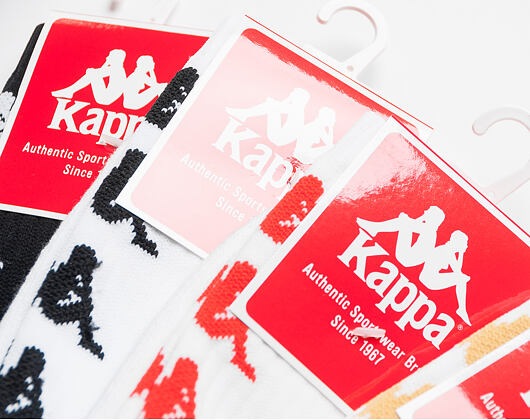 Ponožky Kappa Authentic Amal White/Black