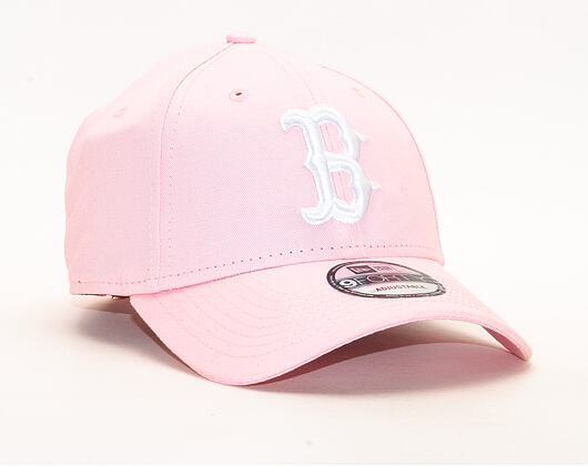 Kšiltovka New Era 9FORTY Boston Red Sox Essential Pink/White Strapback