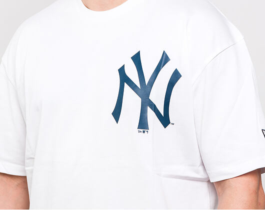 Triko New Era New York Yankees Oversized Logo XL Tee White