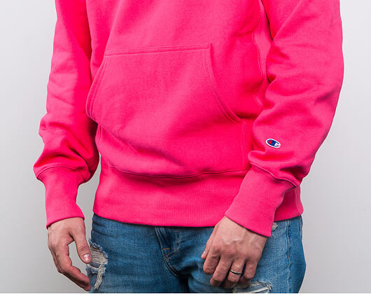 Mikina Champion 212967 Hooded Sweatshirt PS061 AZA Pink