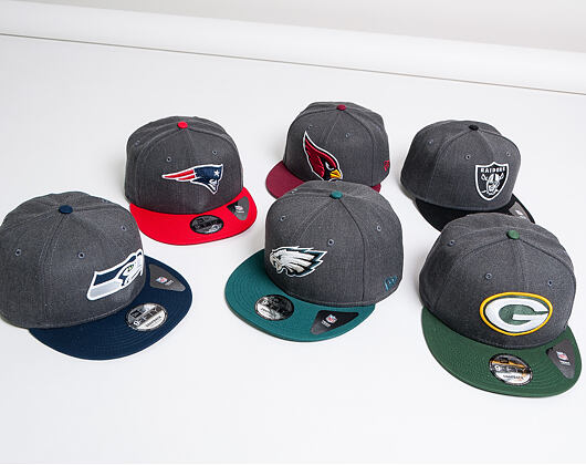 Kšiltovka New Era 9FIFTY Green Bay Packers Grey Heather/OTC Snapback