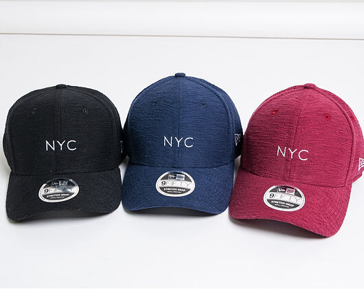 Kšiltovka New Era 9FIFTY NYC Stretch Snap Slub Cardinal/White
