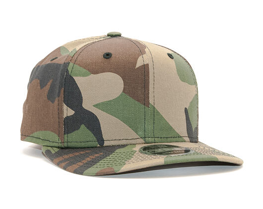 Kšiltovka New Era 9FIFTY Essential Woodland Camo Snapback