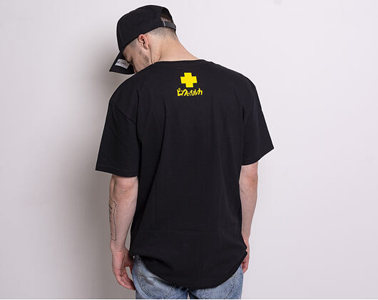 Triko Pink Dolphin Waves Ripple Tee Black PS11911WRBL