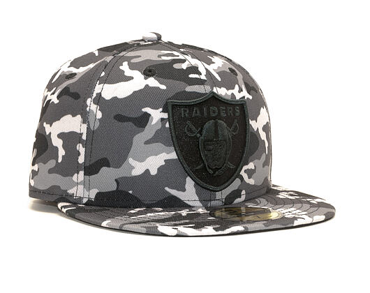 Kšiltovka New Era 59FIFTY Oakland Raiders Camo Black