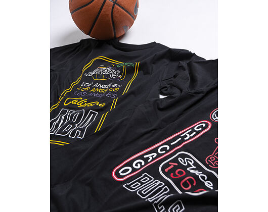 Triko New Era Los Angeles Lakers Neon Lights Black