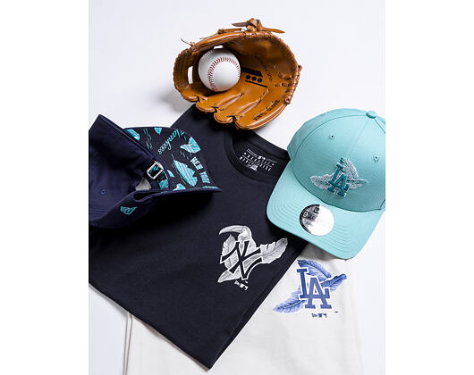 Triko New Era Los Angeles Dodgers Island Logo White