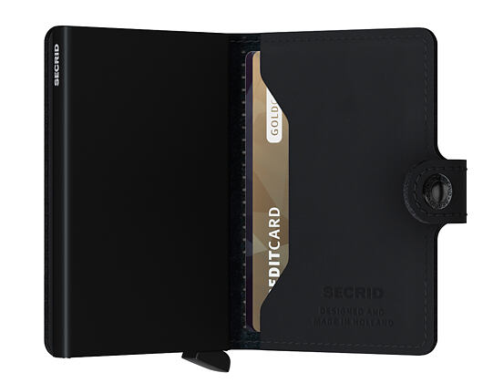 Peněženka Secrid Miniwallet Perforated Black