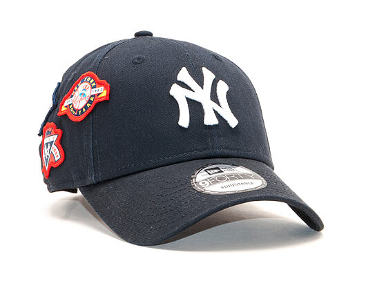 Kšiltovka New Era 9FORTY New York Yankees Cooperstown Patched Navy
