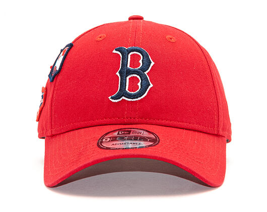 Kšiltovka New Era 9FORTY Boston Red Sox Cooperstown Patched Scarlet