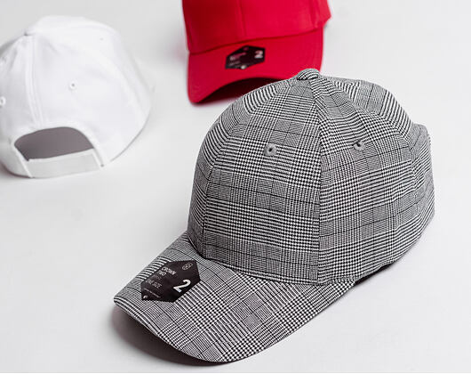 Kšiltovka State of WOW Judeglan Check Crown 2 Black/White Strapback