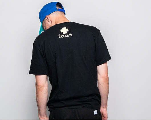 Triko Pink Dolphin Make Waves Black