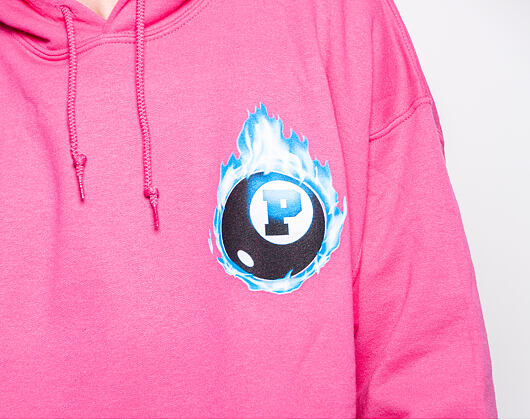 Mikina Pink Dolphin 8Ball Flame Pink