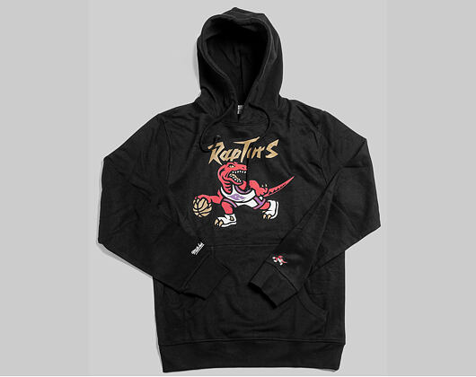 Mikina Mitchell & Ness Toronto Raptors Gold Dribble Black