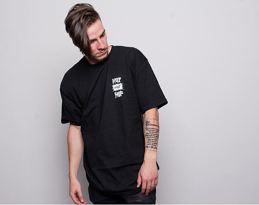 Triko HUF Crust H Black