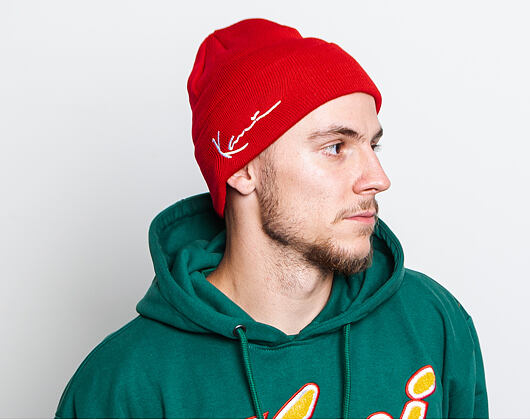 Kulich Karl Kani Signature Beanie red