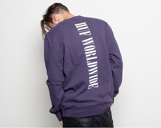 Mikina HUF Serif Pullover - purple velvet